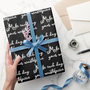 Lily of the Valley with Quote Wrapping Paper