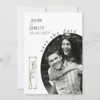 Lily of Valley || White Save the Date v2 Invitation