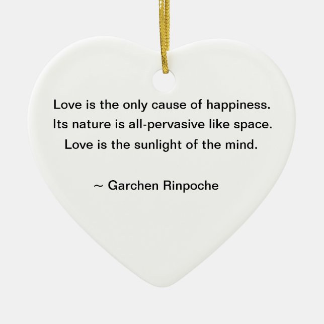 Lily Ornament with Buddhist Quote (Front)