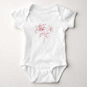 Lily Outline Baby Bodysuit