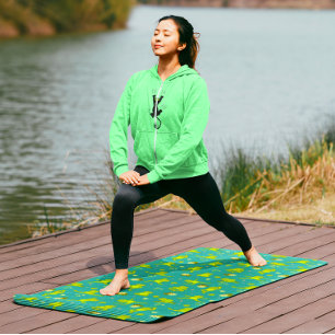 Lily Pads Flowers Yoga Frogs Funny Yoga Mat