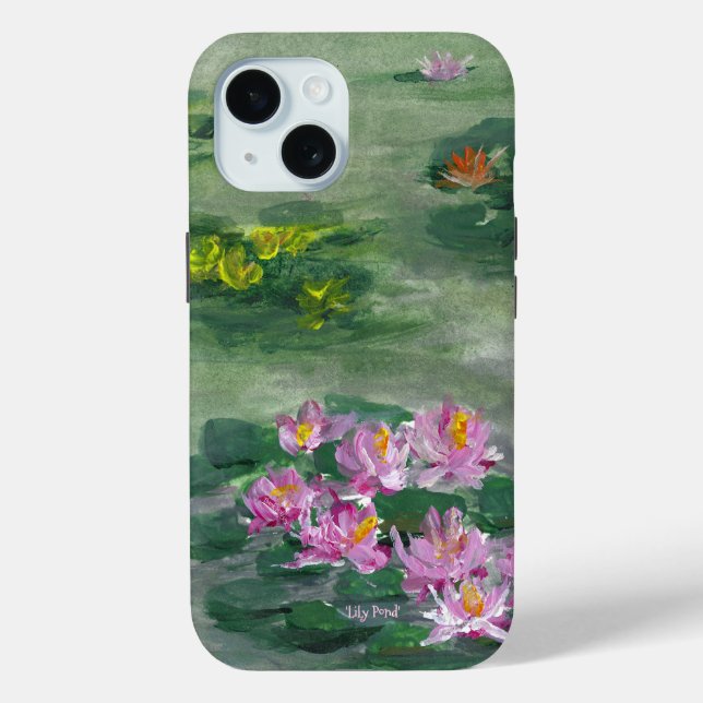 *'LiLy Pond' design Case-Mate iPhone Case (Back)