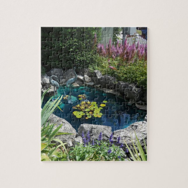 Lily Pond Jigsaw Puzzle (Vertical)