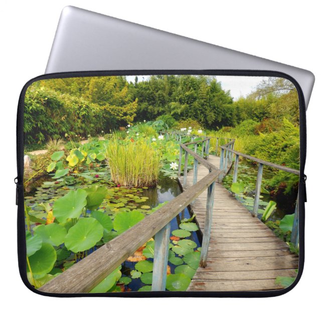Lily Pond Laptop Sleeve (Front)