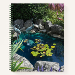 Lily Pond Spiral Notebook