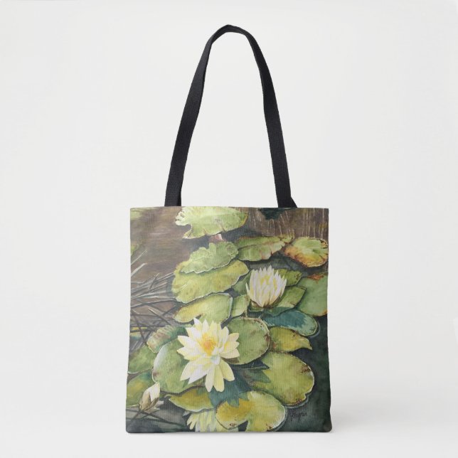Lily Pond Tote Bag (Front)