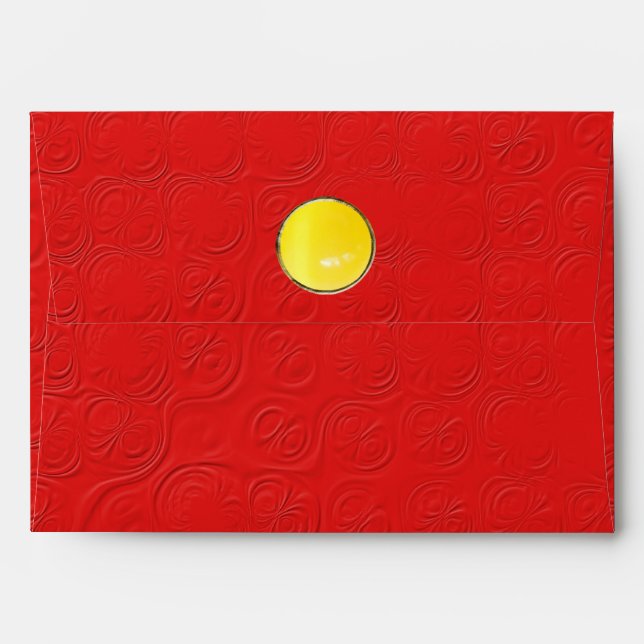 Lily Shadow Fairy Envelope (Back (Top Flap))