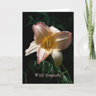 Lily Sympathy Card