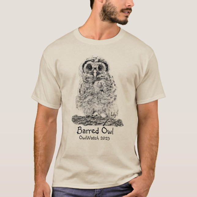 Lily the OwlWatch Owl - 2023  T-Shirt (Front)
