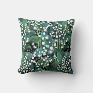 Lily Valley Seamless Pattern Background Cushion