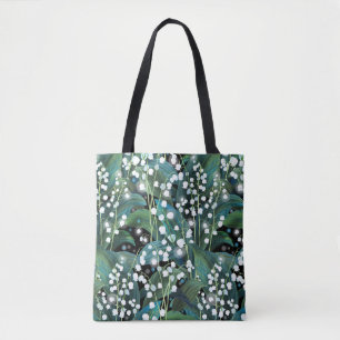 Lily Valley Seamless Pattern Background Tote Bag