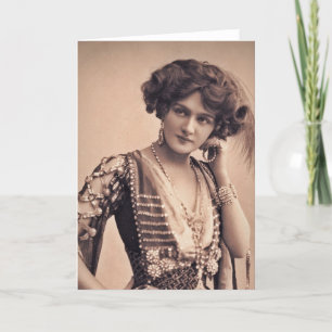 Lily Vintage Movie Star Card
