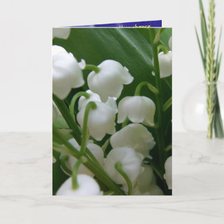 Lily White Flowers Peace Office Love Destiny Card