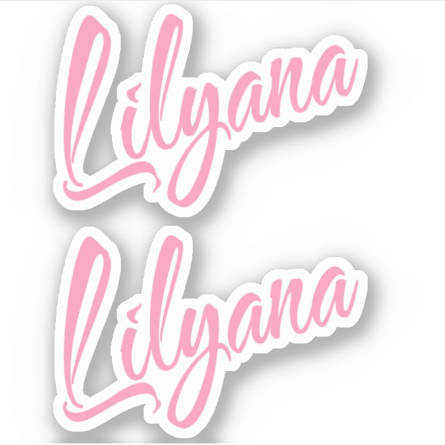 Lilyana name x2 (Front)
