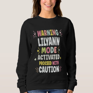 LILYANN Personalised Women's Gift Custom LILYANN Sweatshirt