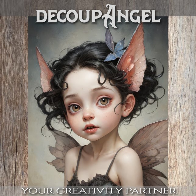 Lilybelle the Elf - Decoupage - Tissue Paper (Creator Uploaded)