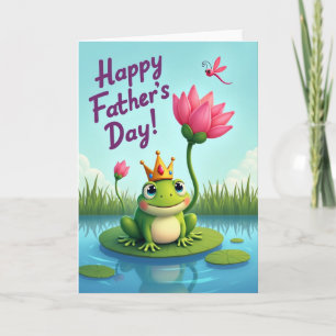 Lilypad Fathers Day Art Card