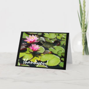 Lilypad Turtle Thankyou Card