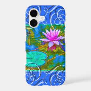 Lilypad Waterlily Lotus Blossom Blue Yoga Bliss