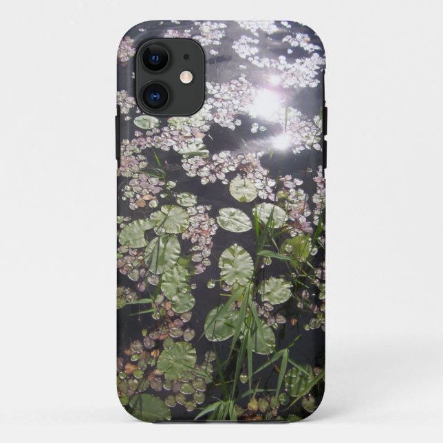 Lilypads on Sunlit Lake Photograph Case-Mate iPhone Case (Back)
