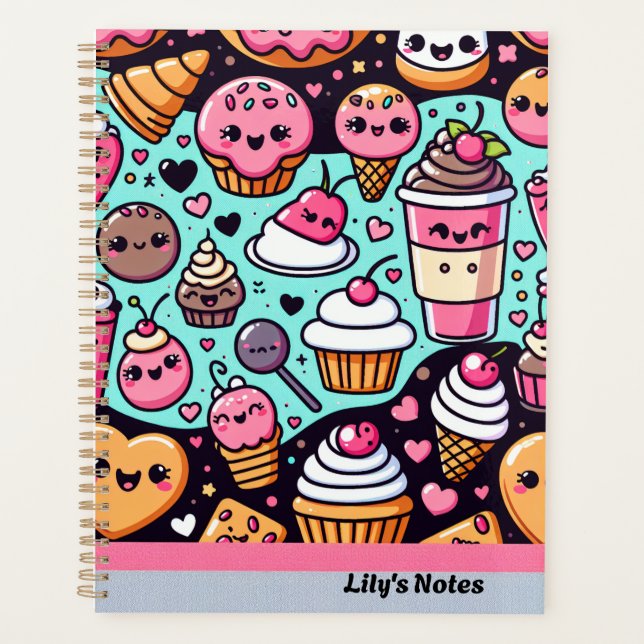 Lily's Notes Cute Desserts Planner (Front)