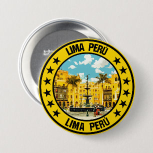 Lima 7.5 cm round badge
