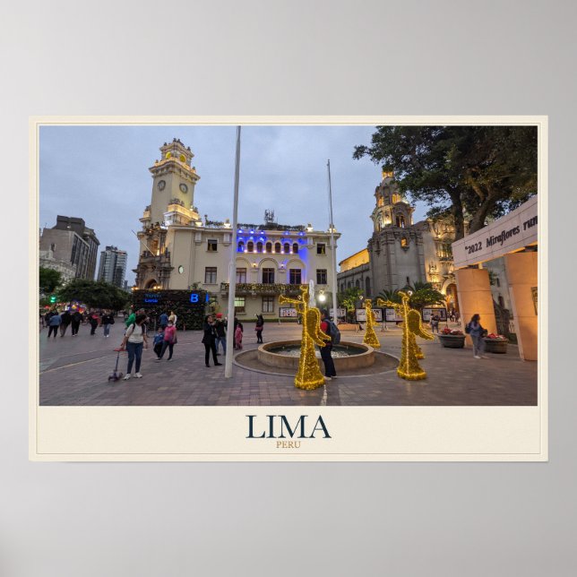 Lima After Sunset Poster (Front)
