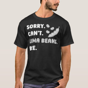 Lima Bean Funny Planting Vegetable T-Shirt