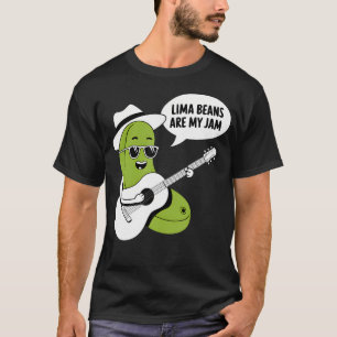 Lima Beans Are My Jam Food Lover Vegetable Vegetar T-Shirt