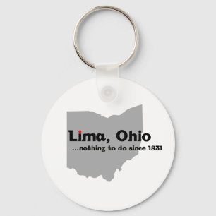 Lima, Ohio Key Ring
