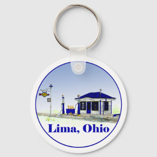 Lima, Ohio Key Ring