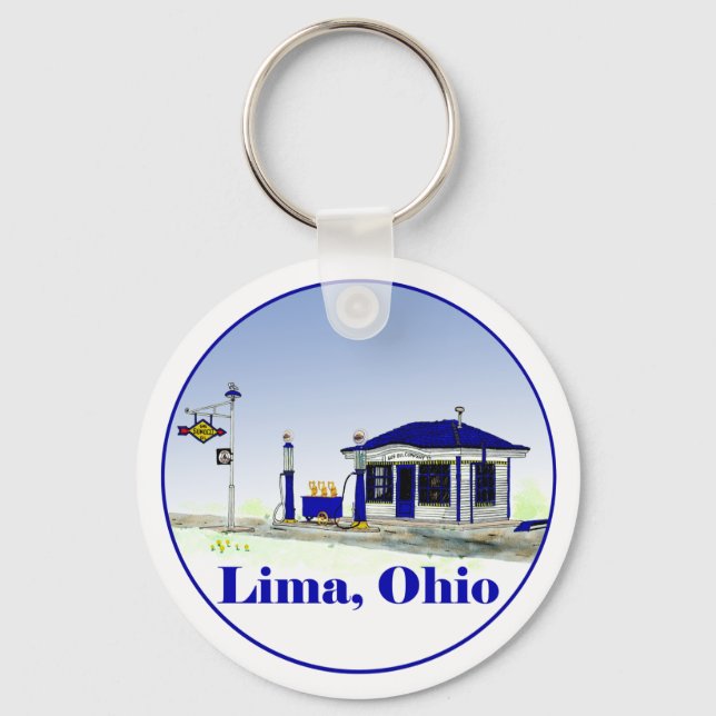 Lima, Ohio Key Ring (Front)