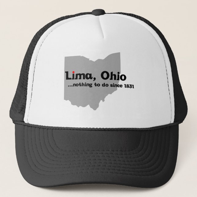 Lima, Ohio Trucker Hat (Front)