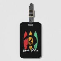 Lima Peru Beach Vintage Retro Surfing