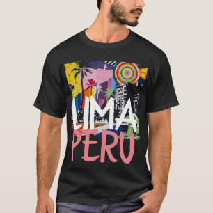 Lima Peru, Cool Graffiti Mural Shirt