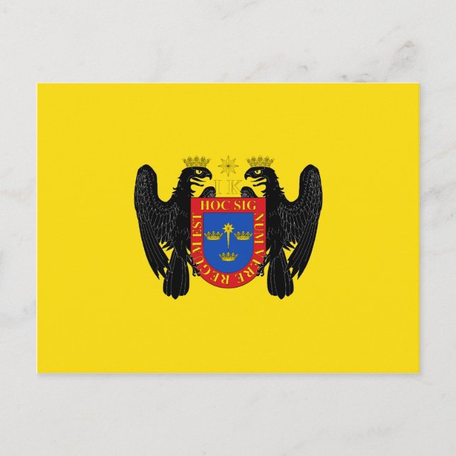 Lima, Peru flag Postcard (Front)