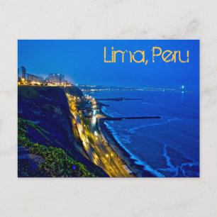 Lima, Peru, Miraflores District, S.A. Postcard