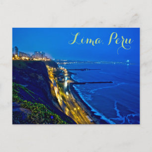 Lima, Peru, Miraflores District, S.A. Postcard