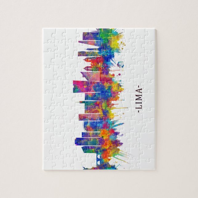 Lima Peru Skyline Jigsaw Puzzle (Vertical)
