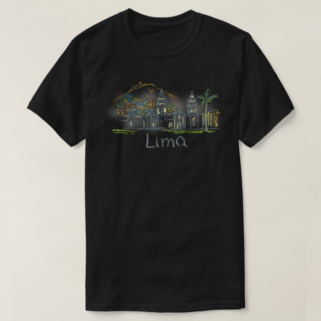 Lima Peru  T-Shirt (Design Front)