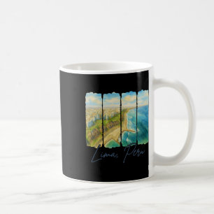 Lima Peru Traveling Trip Brushstroke Lima Peru Sou Coffee Mug