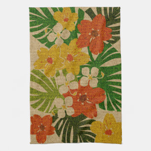Limahuli Garden Hawaiian Floral Kitchen Towel
