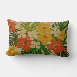 Limahuli Garden Hawaiian Floral Lumbar Pillows