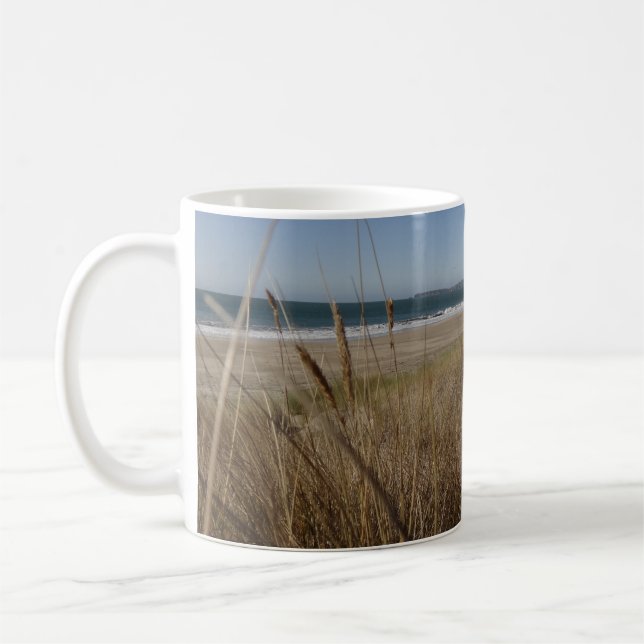 Limantour Beach at Point Reyes II Coffee Mug (Left)
