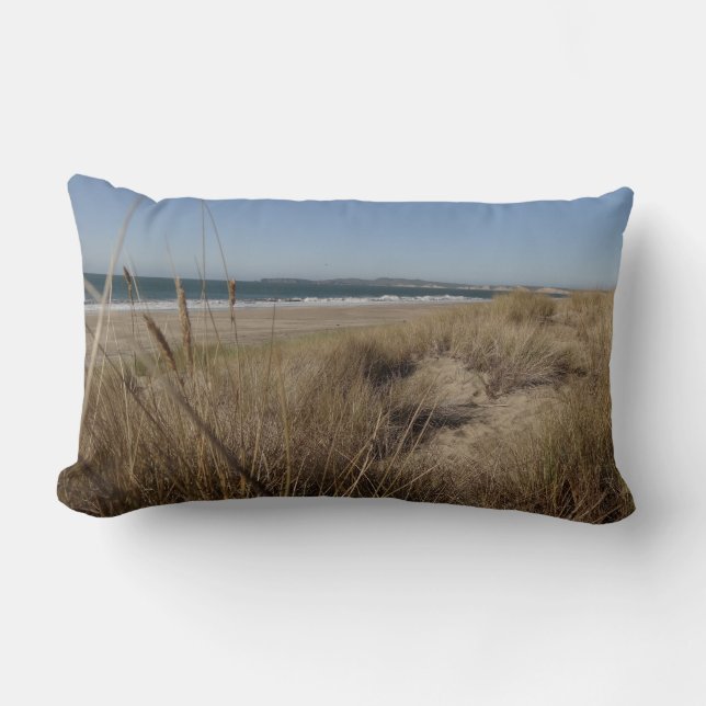 Limantour Beach at Point Reyes II Lumbar Cushion (Front)