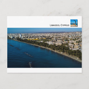 Limassol city view city scape Cyprus Postcard