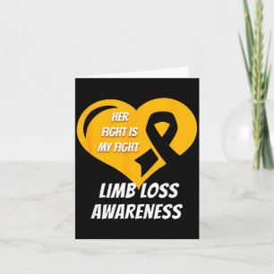 Limb Loss Awareness Embrace Life's Card