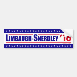 Limbaugh-Snerdley for President 2016 Bumper Sticker
