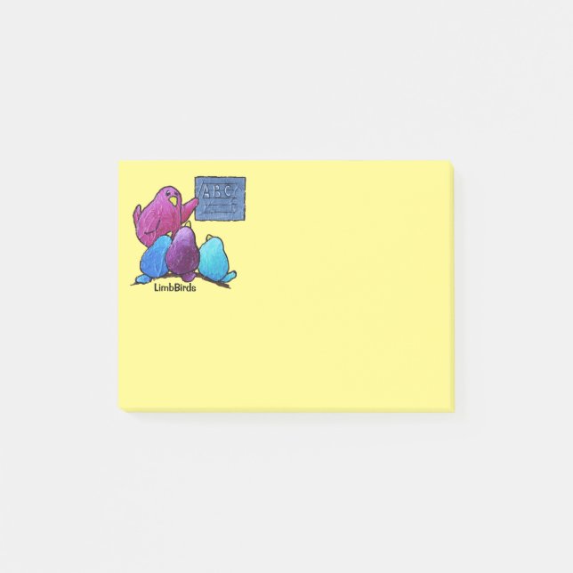 LimbBirds Post-it® Notes 4 x 3 (Front)