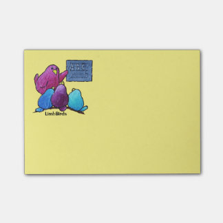 LimbBirds Post-it® Notes 4 x 3